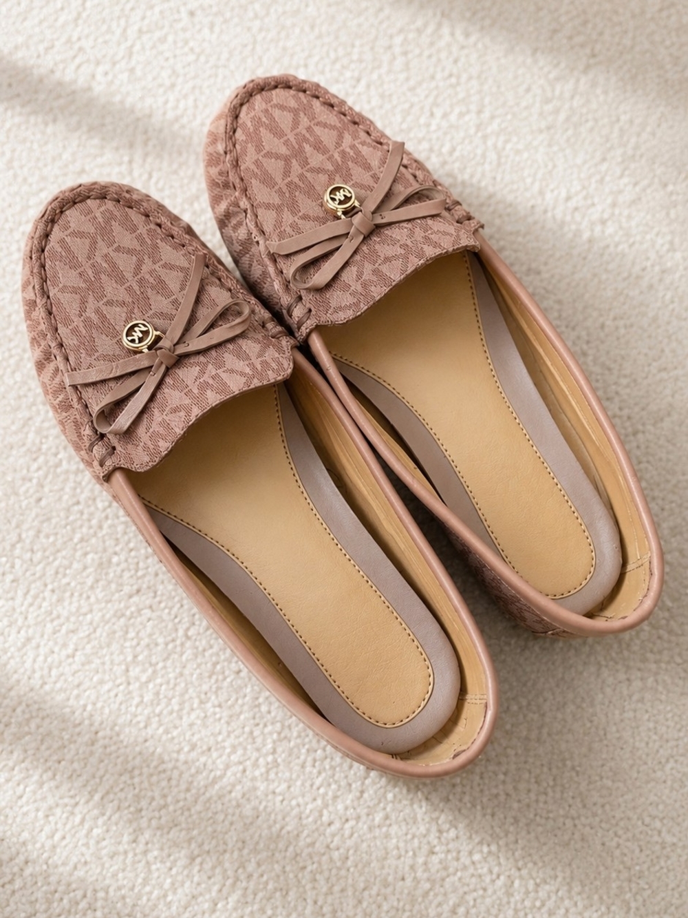 Michael Kors Dusty Rose Moccasin Loafers